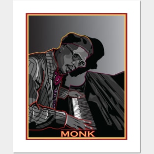 THELONIUS MONK AMERICAN JAZZ PIANIST COMPOSER Posters and Art